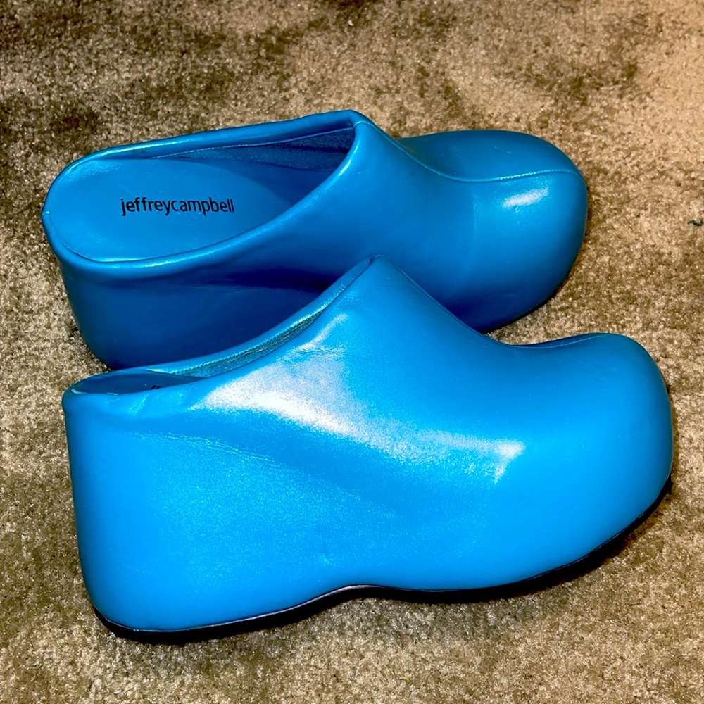 Jeffrey Campbell Women’s Clog Platform Wedge Mule